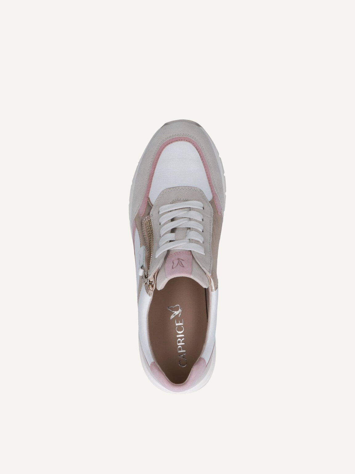 Caprice, Leather Sneaker - white OFFW PERL COM, image 5 of 5