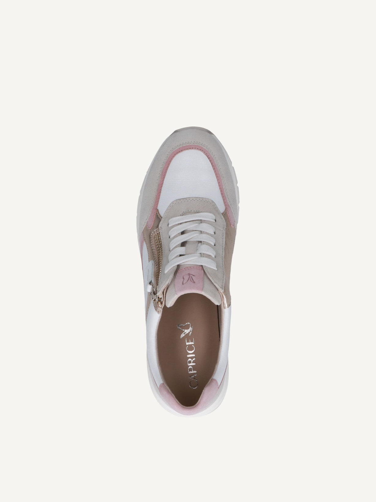 Caprice, Basket en cuir - blanc OFFW PERL COM, image 4 sur 5