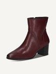 Not selected, Caprice, Leather Bootie - red BORDEAUX NAPPA