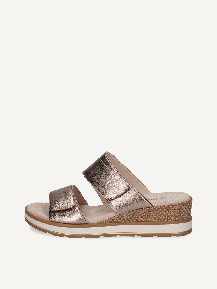 Caprice, Leather Mule - brown TAUPE METALLIC, image 3 of 7