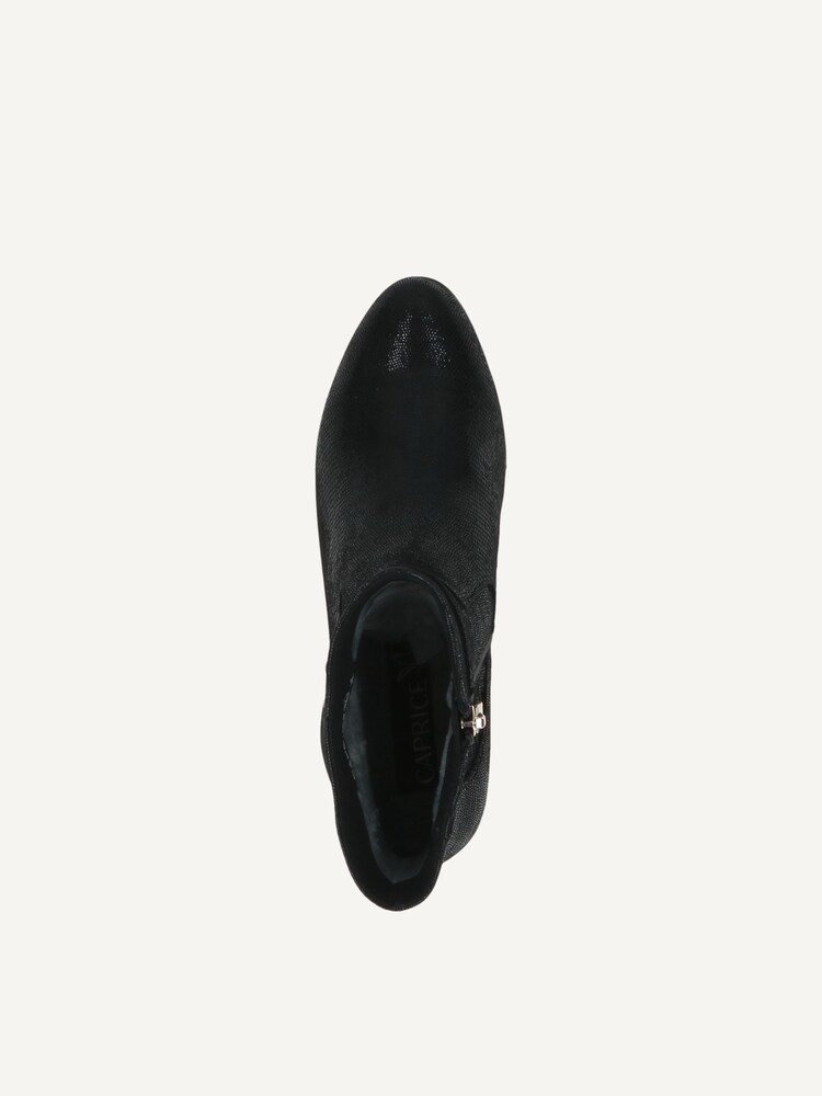 Caprice, Leather Bootie - black BLACK REPTILE, image 5 of 5