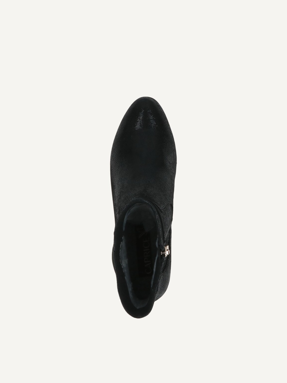 Caprice, Leather Bootie - black BLACK REPTILE, image 5 of 5