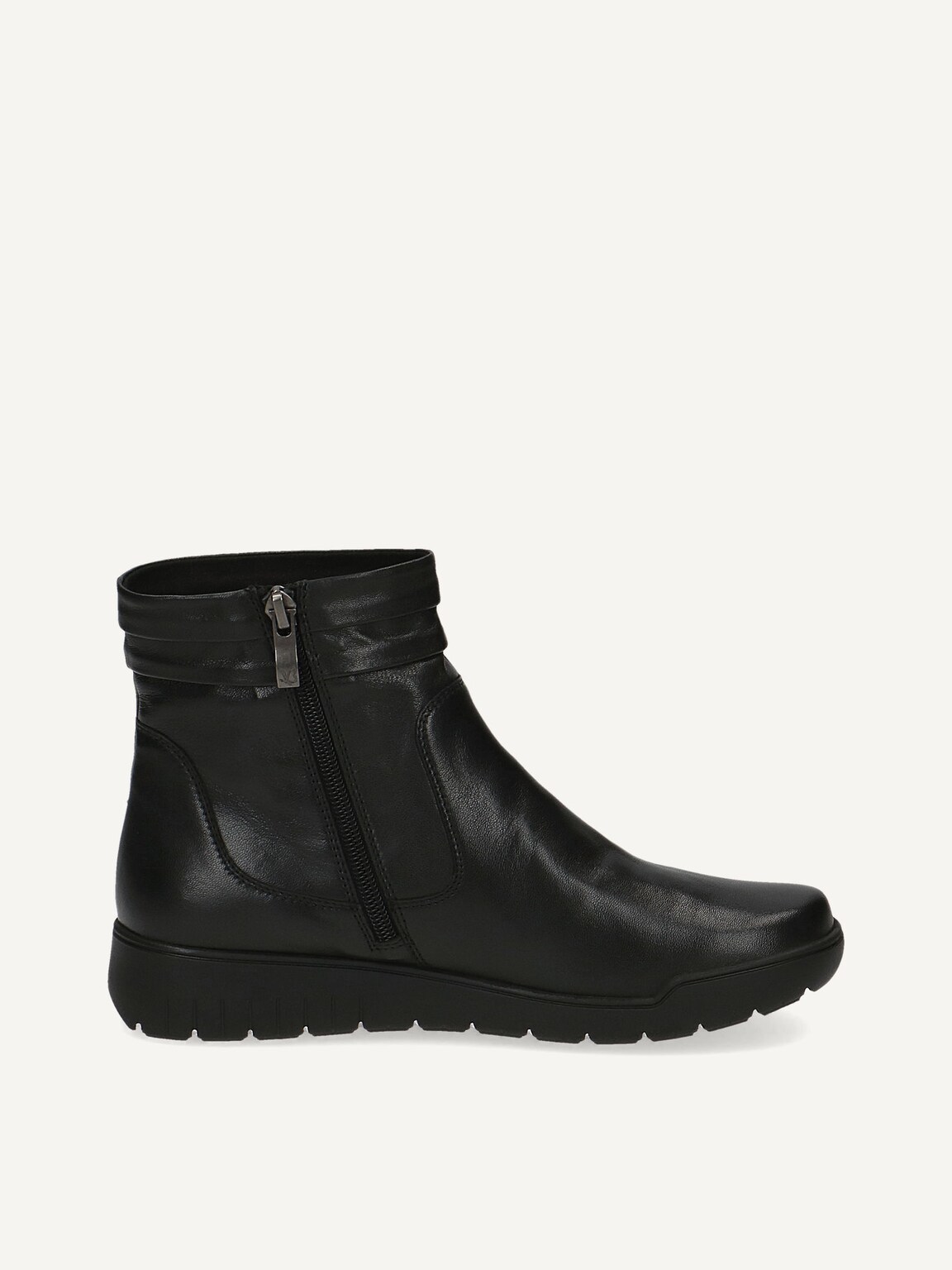 Caprice, Leather Bootie - black BLACK SOFTNAP., image 3 of 5
