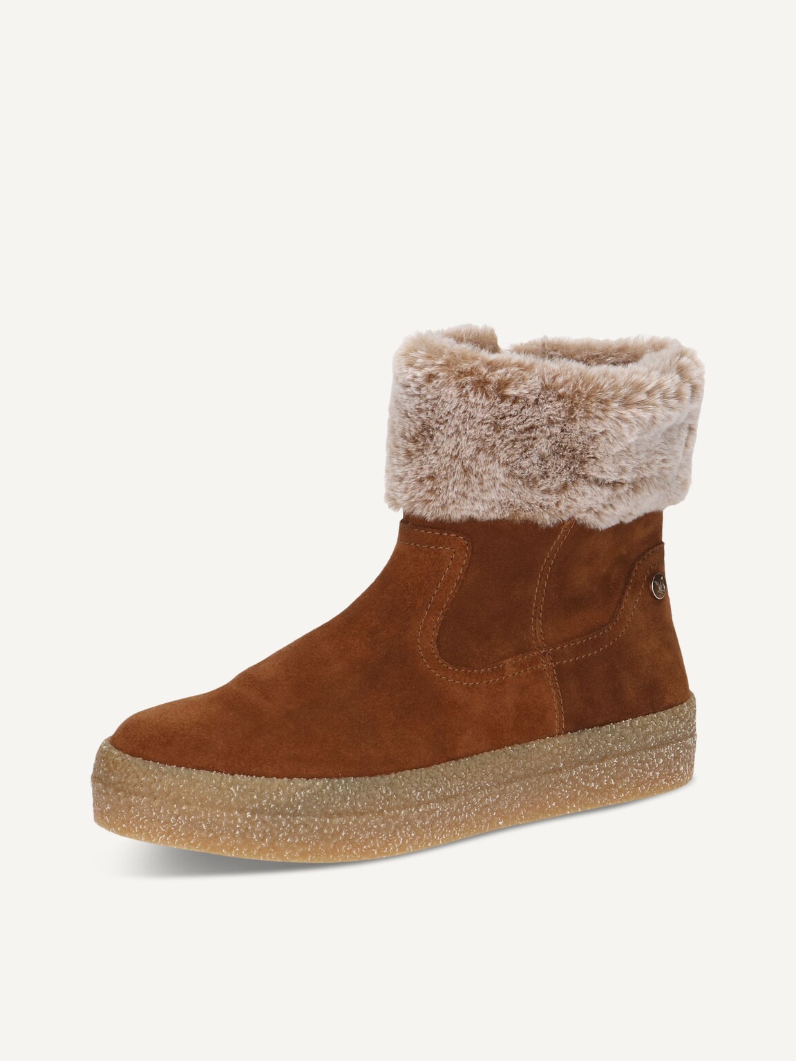 Caprice, Bootie - brown warm lining NUT SUEDE, image 1 of 5