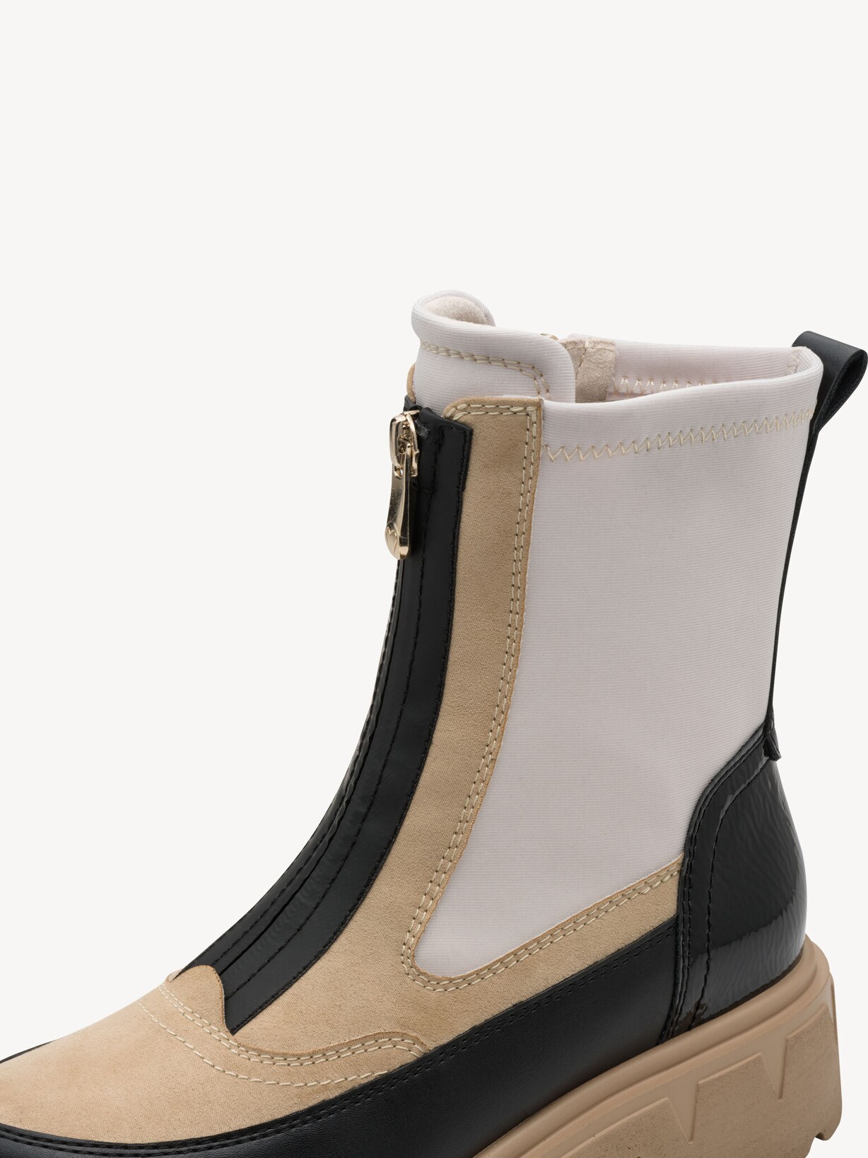 Marco Tozzi, Stiefelette - beige CREAM/BLACK, Bild 4 von 6