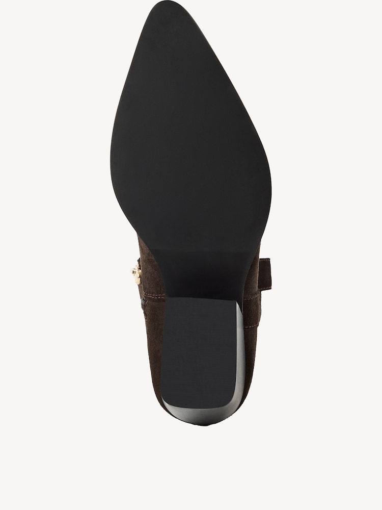 Marco Tozzi, Lederstiefelette - braun MOCCA COMB, Bild 4 von 6