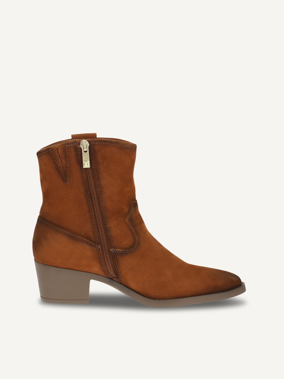 Caprice, Leather Bootie - brown NUT SUEDE, image 3 of 5
