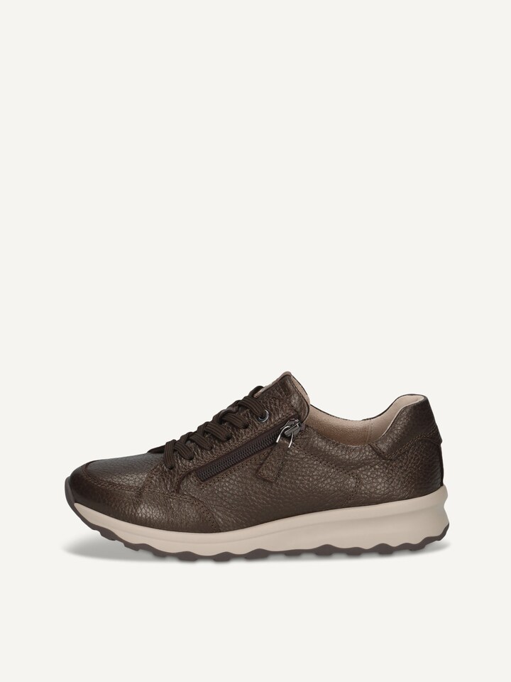 Caprice, Ledersneaker - braun DK BR PER.DEER