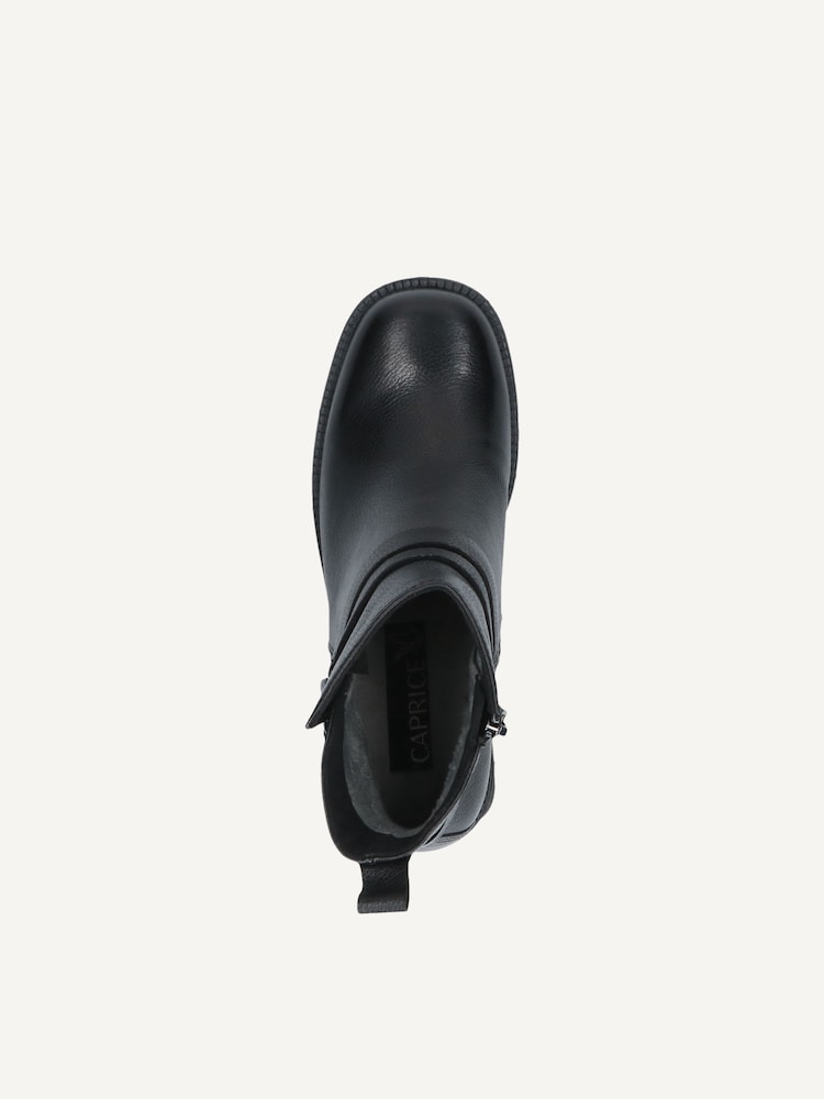 Caprice, Bottine en cuir - noir BLACK NAPPA, image 4 sur 5