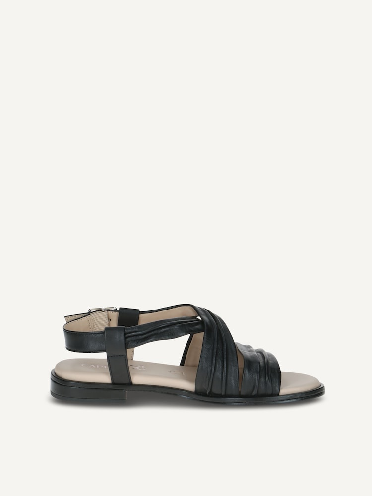 Caprice, Sandale en cuir - noir BLACK NAPPA, image 3 sur 5