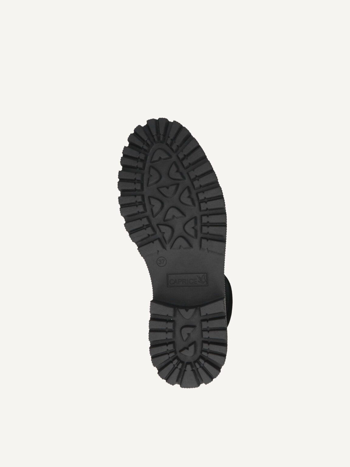 Caprice, Leather Bootie - black warm lining BLACK COMB, image 4 of 5