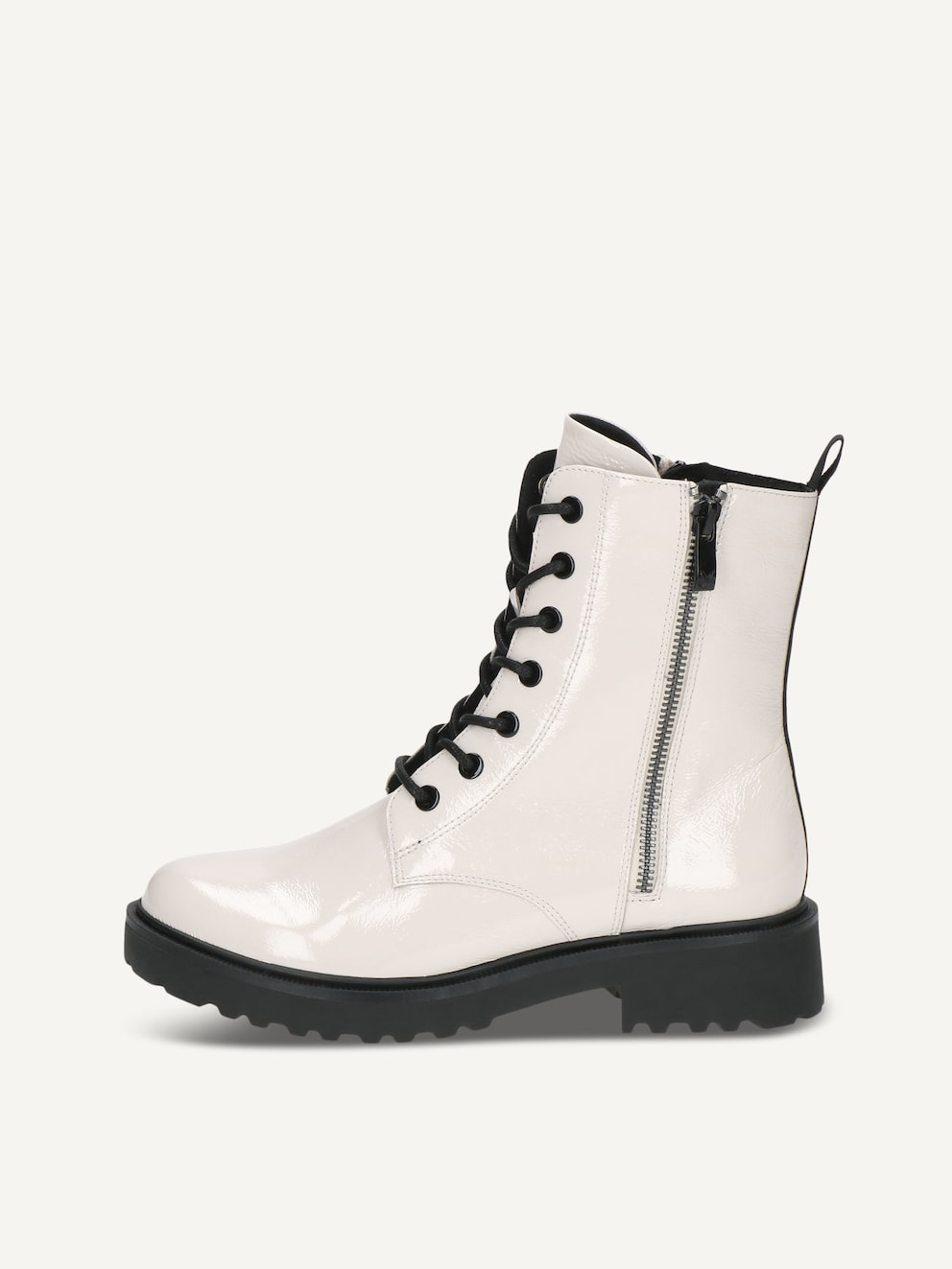 Caprice, Bottine en cuir - blanc WHITE NAPLAK, image 1 sur 10