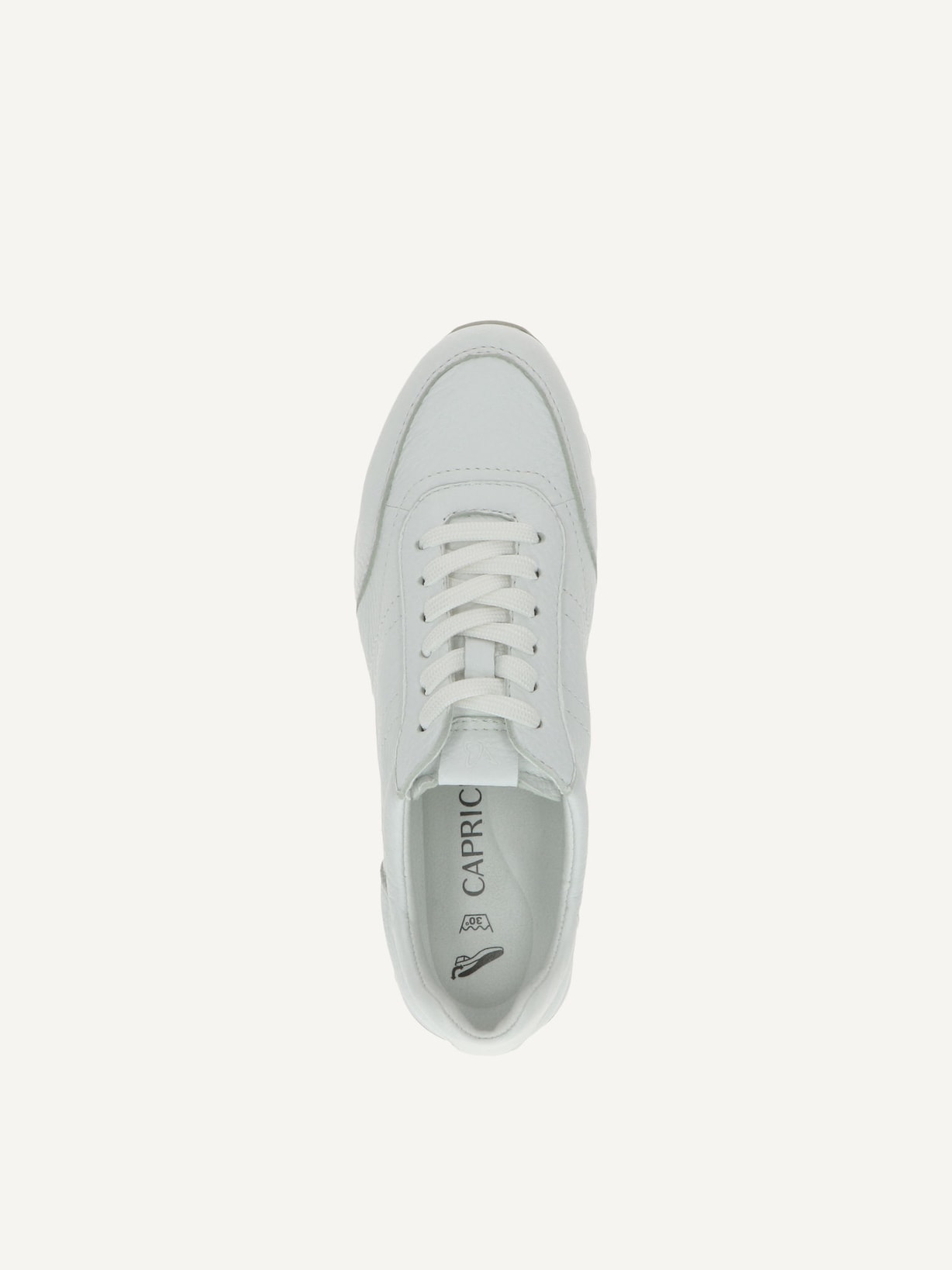 Caprice, Basket en cuir - blanc WHITE DEER COM, image 4 sur 5