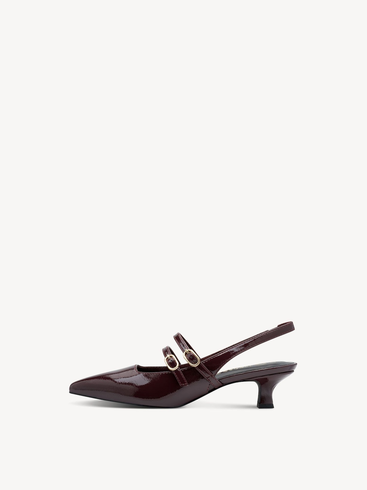 Marco Tozzi, Pumps - rød BORDEAUX PAT., billede 2 af 6