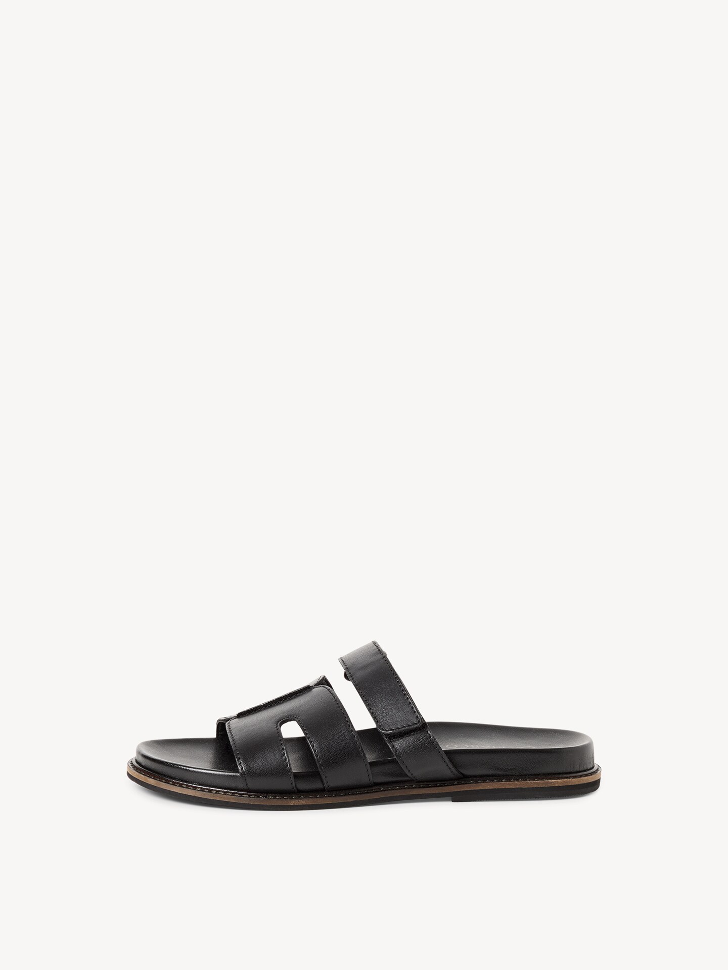 Marco Tozzi, Lederpantolette - schwarz BLACK UNI