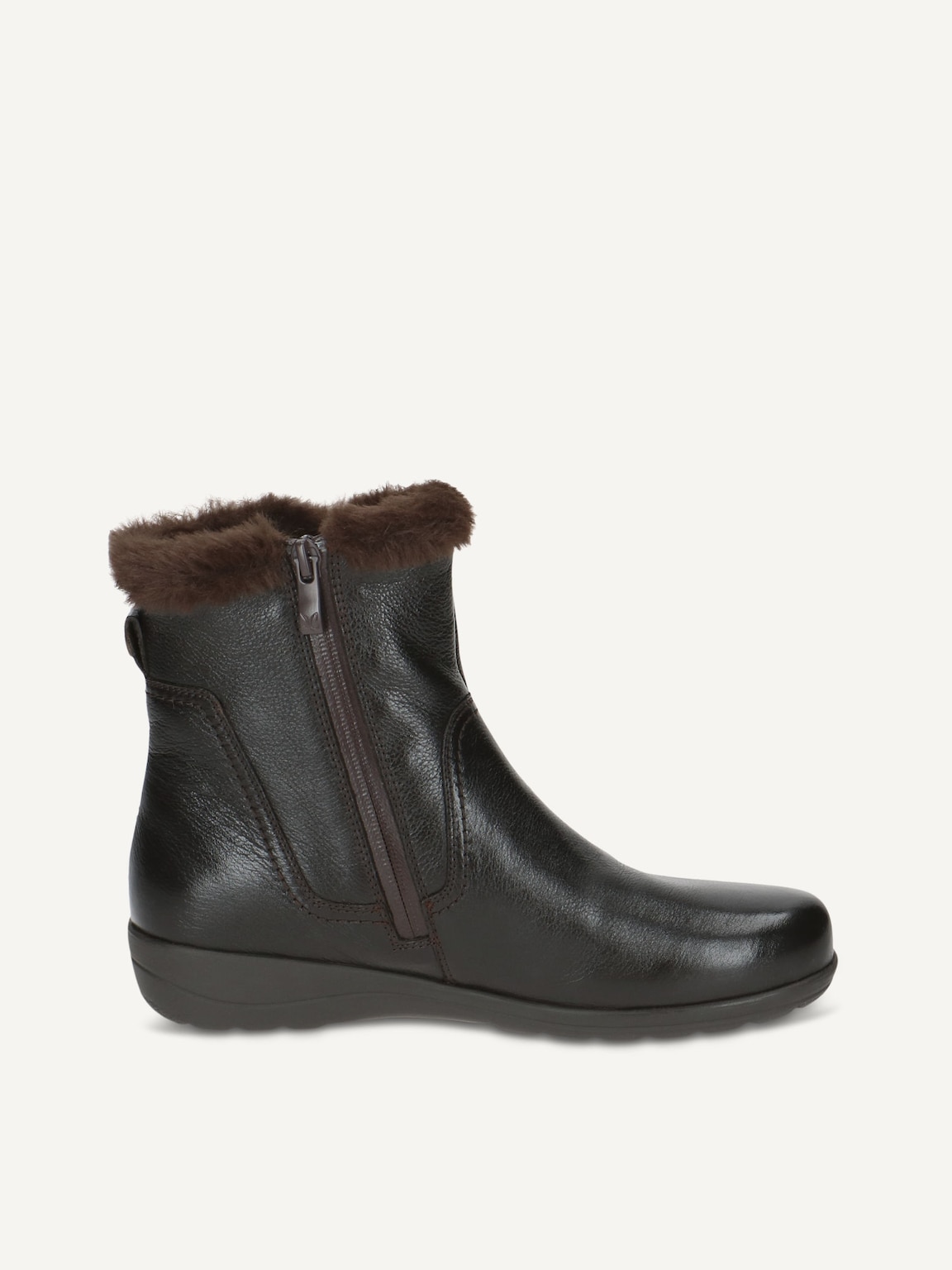 Caprice, Bootie - brown warm lining DK BROWN NAPPA, image 3 of 5