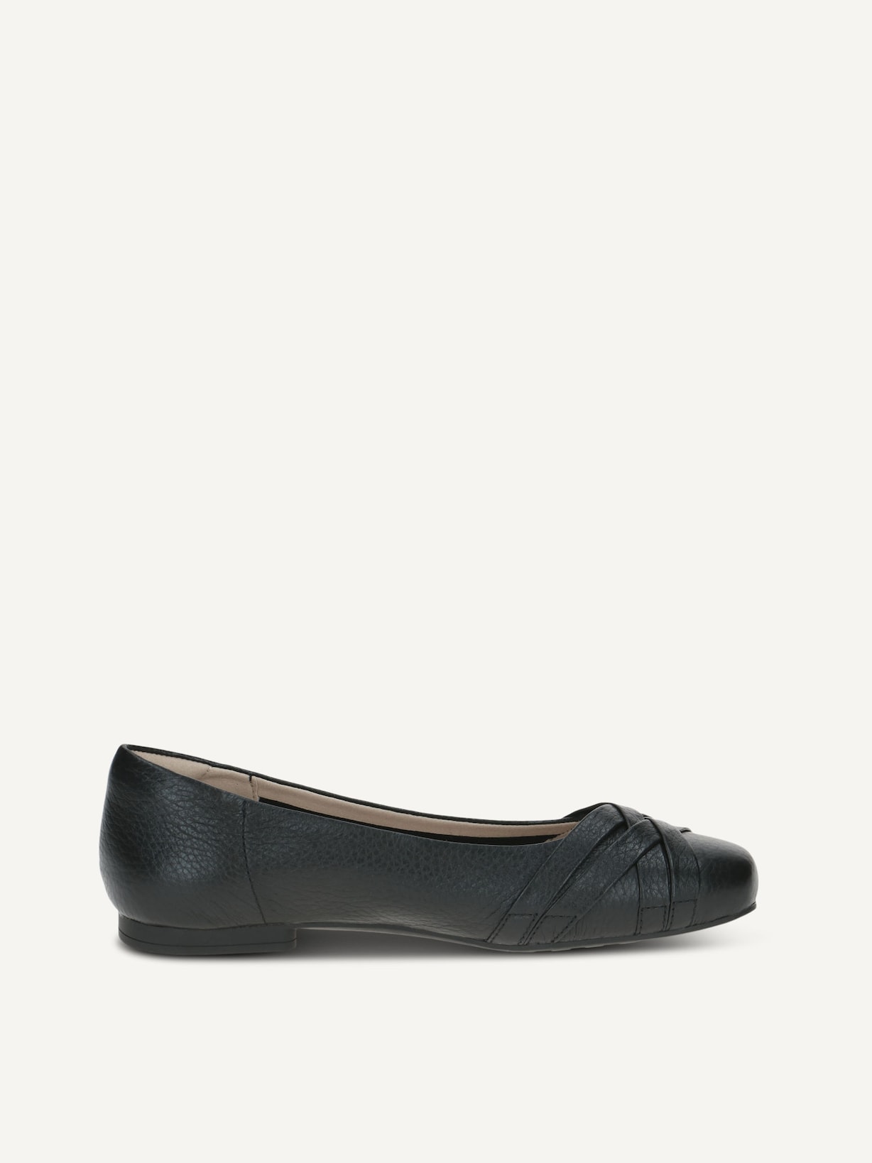Caprice, Ballerine en cuir - noir BLACK DEER, image 3 sur 5