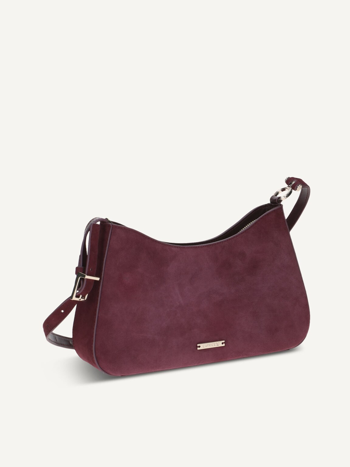 Caprice, Handbag - red BORDEAUX SUEDE, image 1 of 5