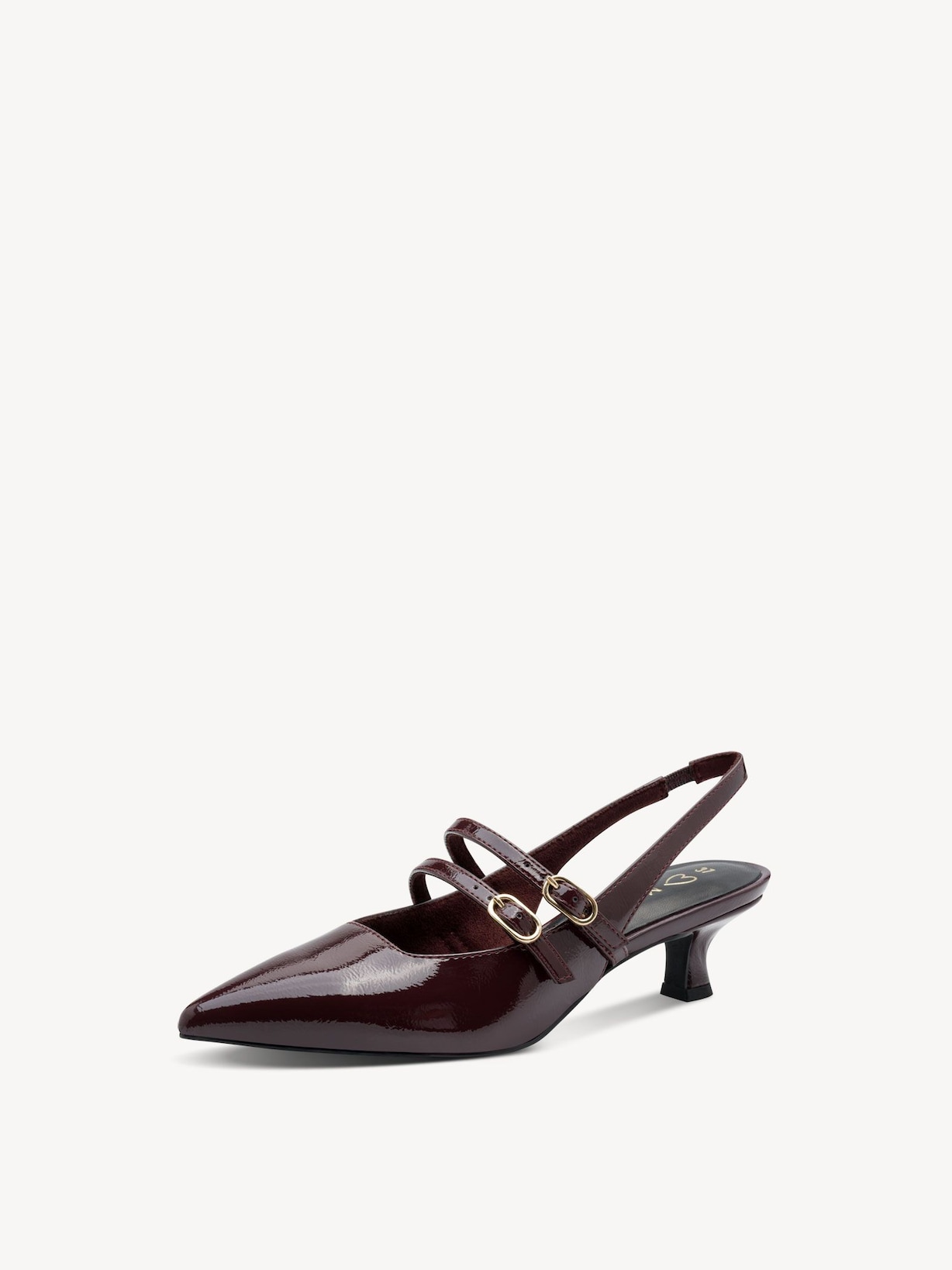 Marco Tozzi, Pumps - rød BORDEAUX PAT., billede 1 af 6