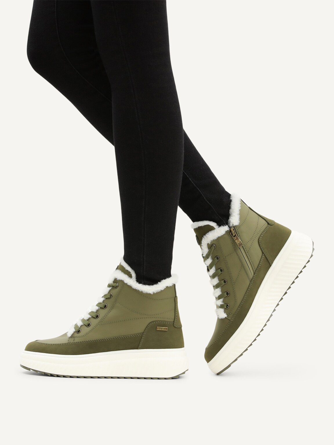 Caprice, Bootie - khaki warm lining KHAKI COMB, image 2 of 6