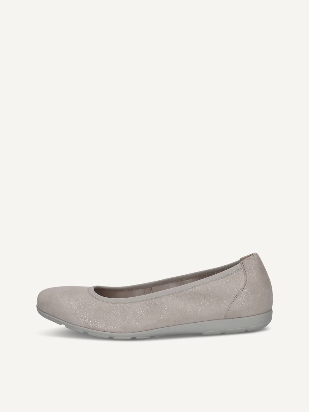 Caprice, Ballerine en cuir - gris LT GREY SPARKL, image 1 sur 5