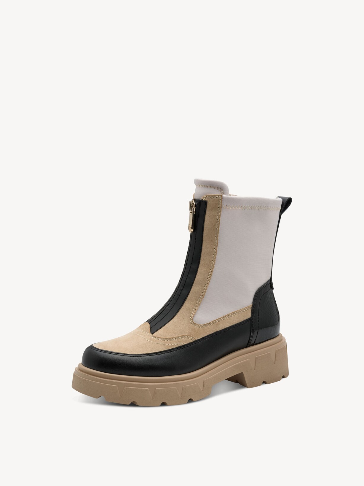 Marco Tozzi, Stiefelette - beige CREAM/BLACK, Bild 1 von 6