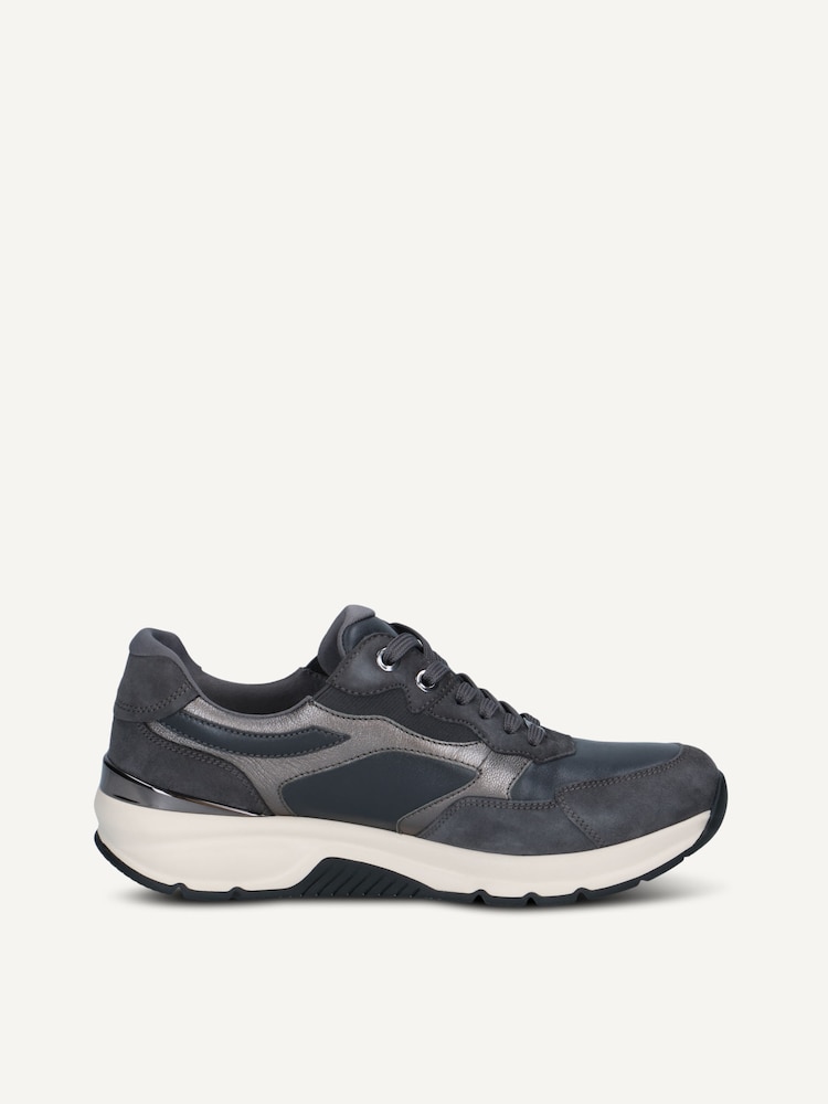 Caprice, Ledersneaker - grau DK GREY COMB, Bild 3 von 5