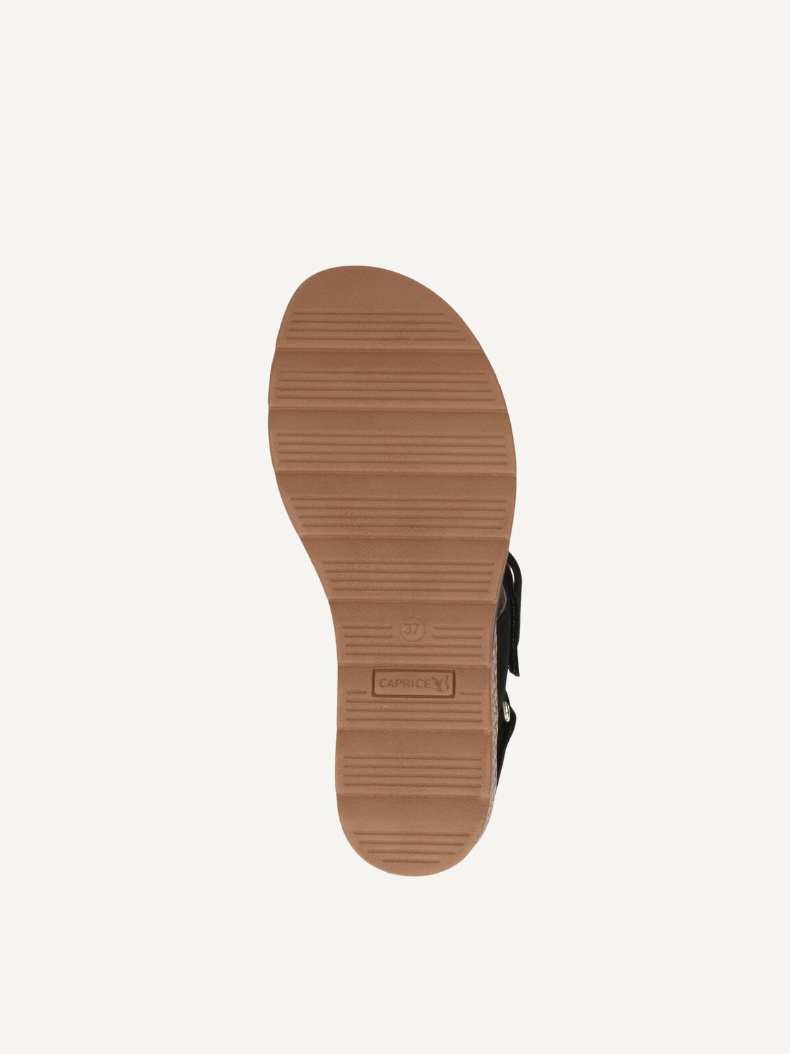 Caprice, Leather Heeled sandal - black BLACK NUBUC, image 4 of 5