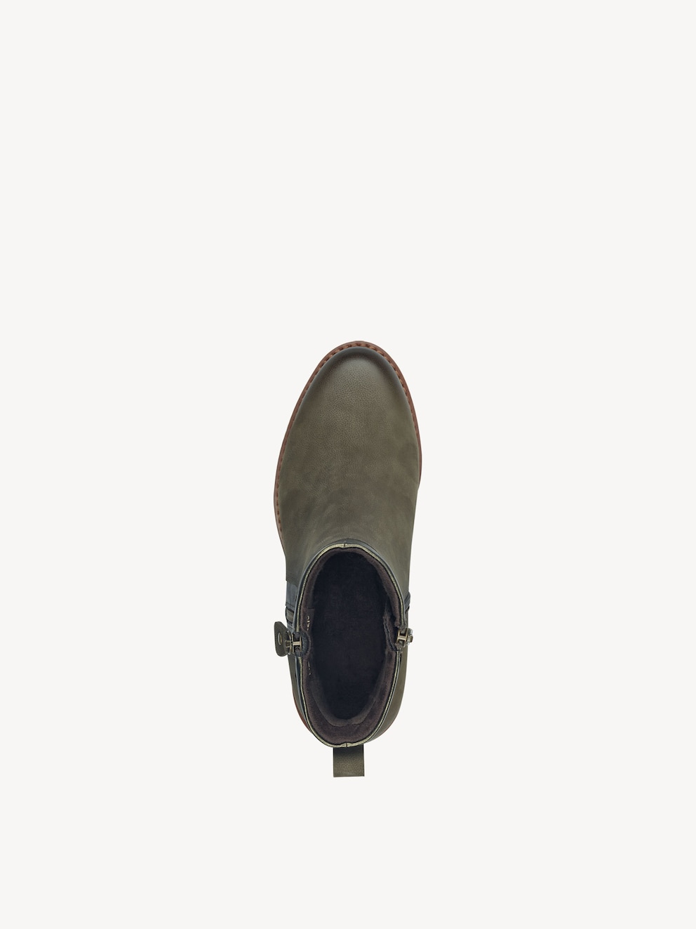Marco Tozzi, Kotníčková obuv - khaki KHAKI COMB, obrázek 6 z 7