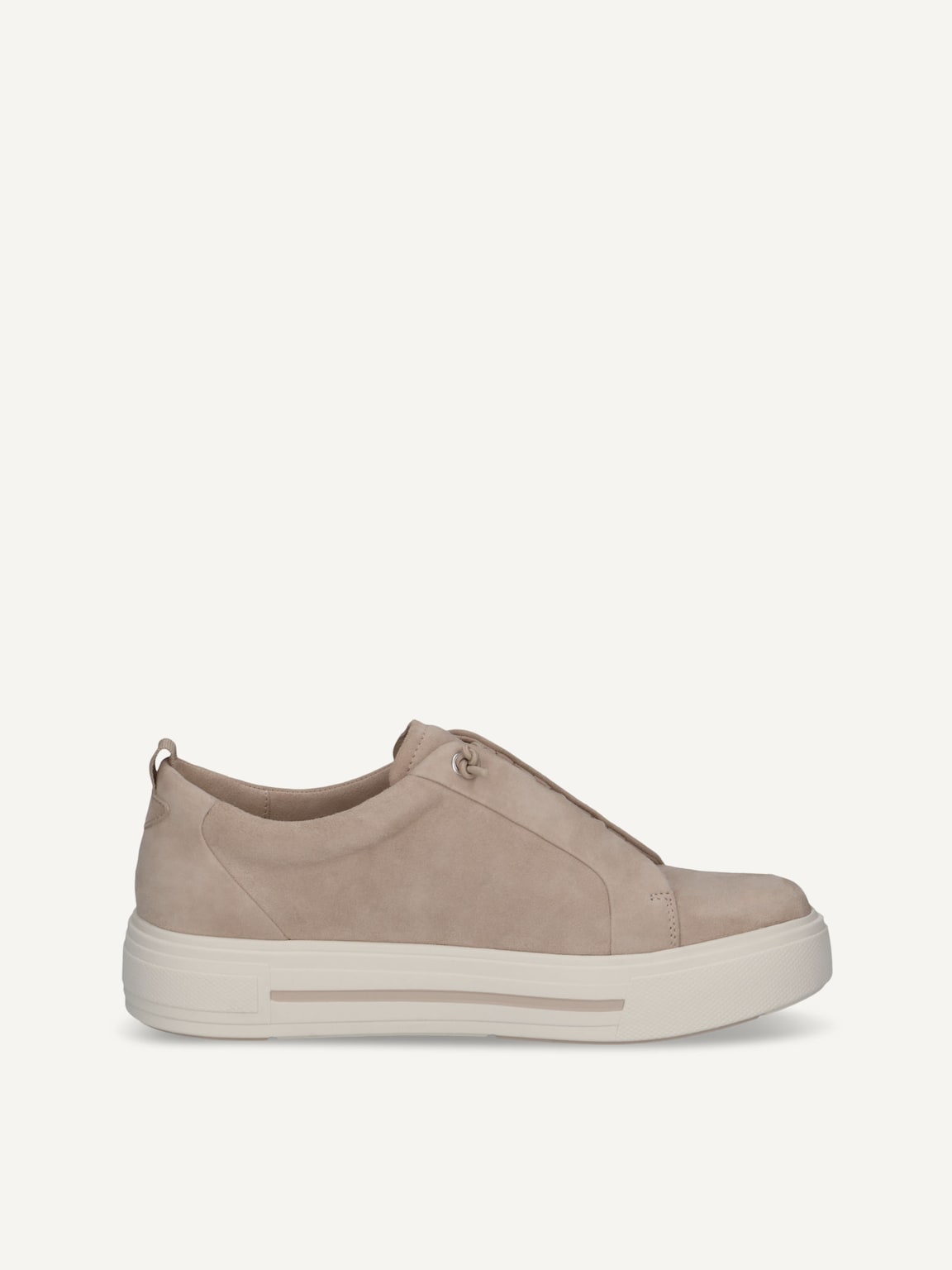 Caprice, Leather Sneaker - beige SAND SUEDE, image 3 of 5
