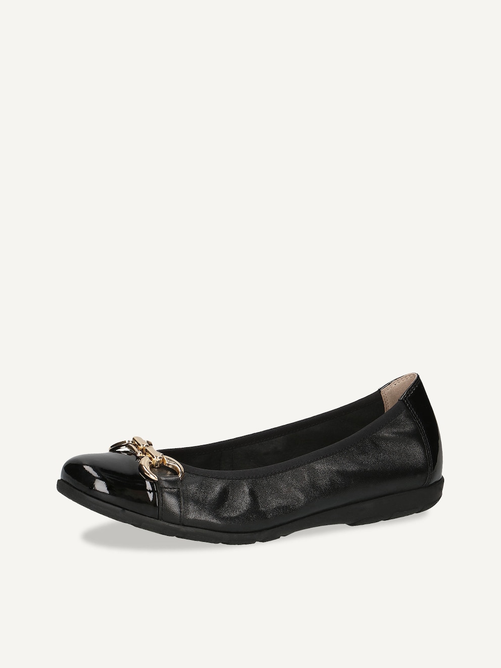 Caprice, Ballerine en cuir - noir BLACK COMB, image 2 sur 5