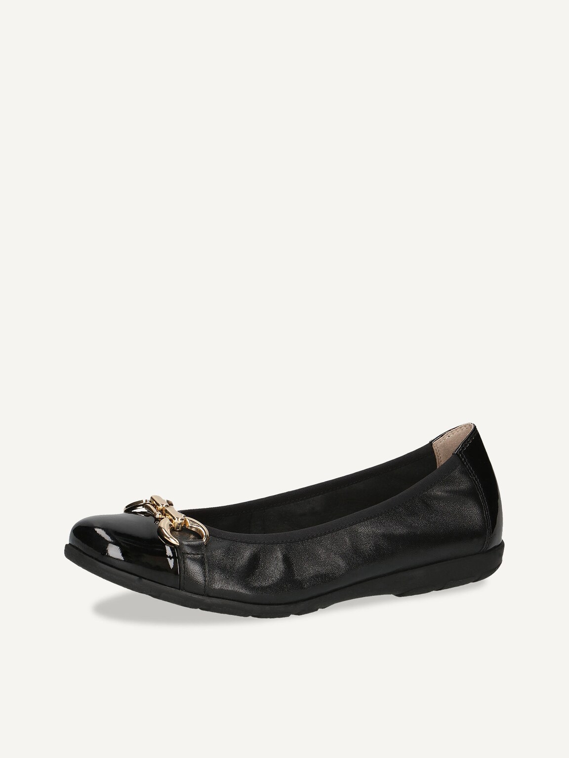 Caprice, Leather Ballerina - black BLACK COMB, image 1 of 5