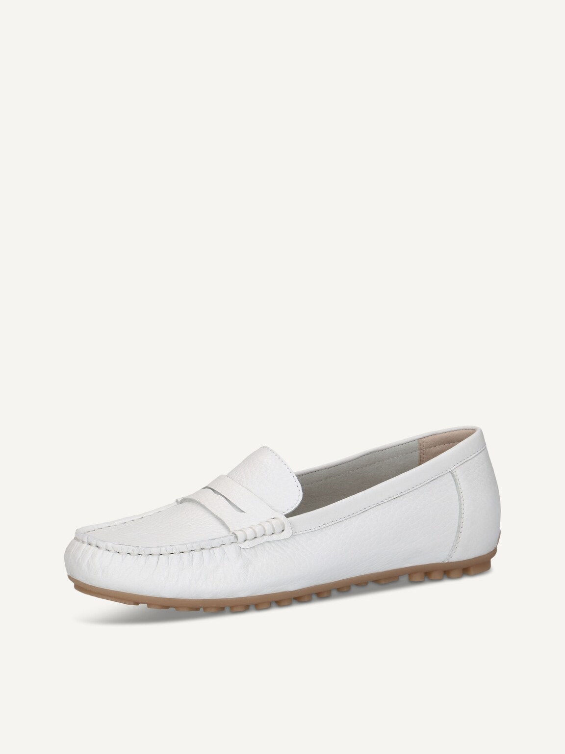 Caprice, Leather Moccasin - white WHITE DEER, image 1 of 5