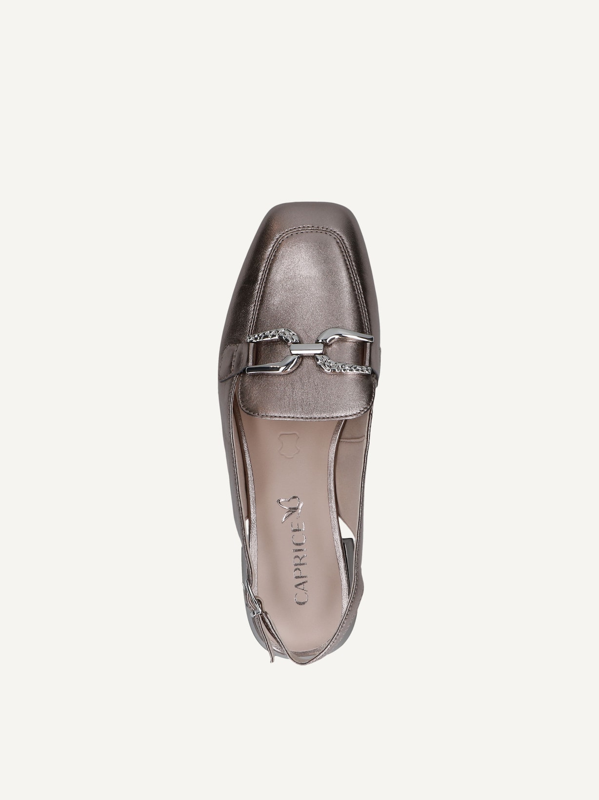 Caprice, Escarpin en cuir - métallique BROWN METALLIC, image 4 sur 5
