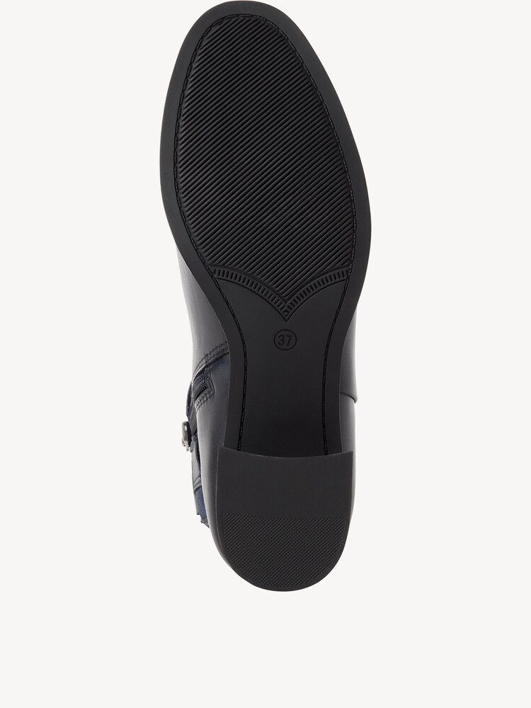 Marco Tozzi, Lederstiefelette - blau DK.NAVY, Bild 4 von 6