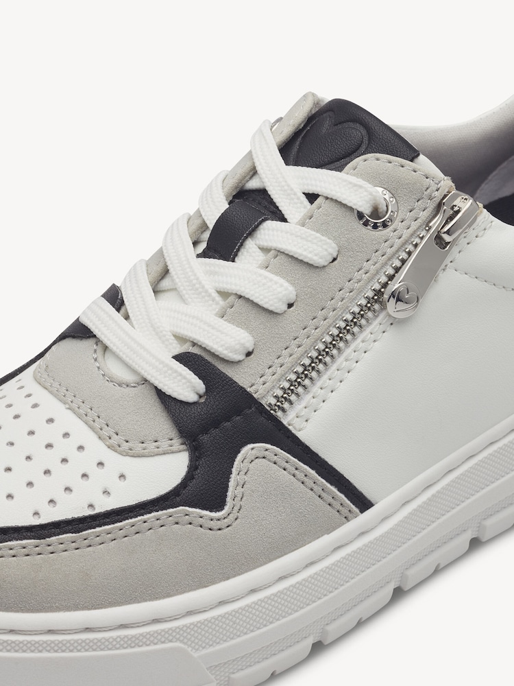 Marco Tozzi, Sneaker - bianco WHITE/BLACK, immagine 5 di 6