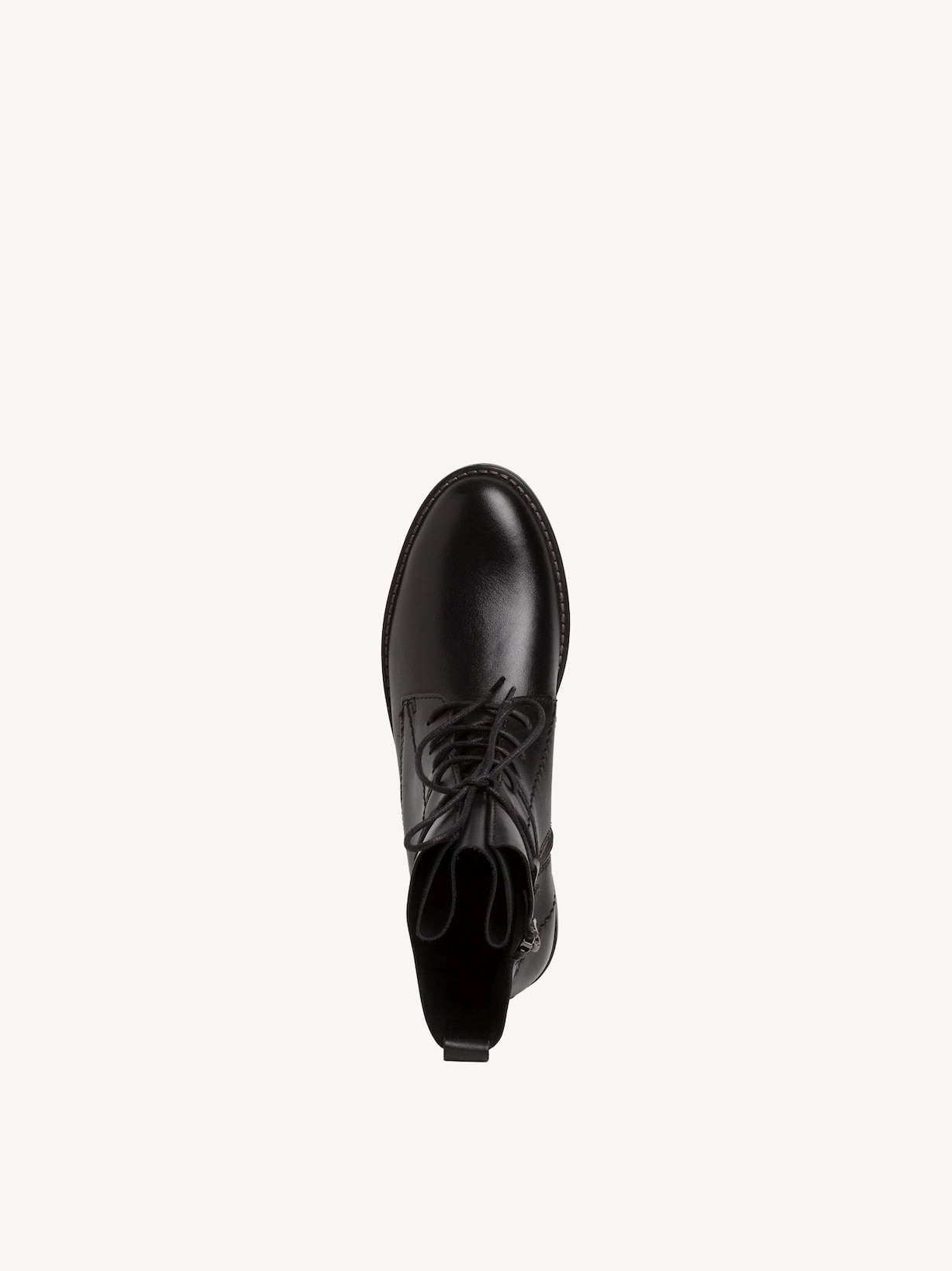 Marco Tozzi, Leren Enkellaarsje - zwart BLACK, afbeelding 6 van 7