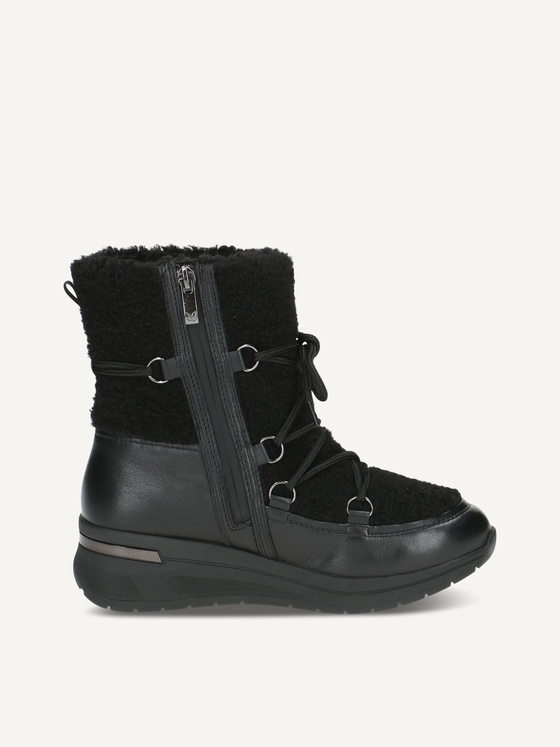 Caprice, Bootie - black warm lining BLACK COMB, image 3 of 5
