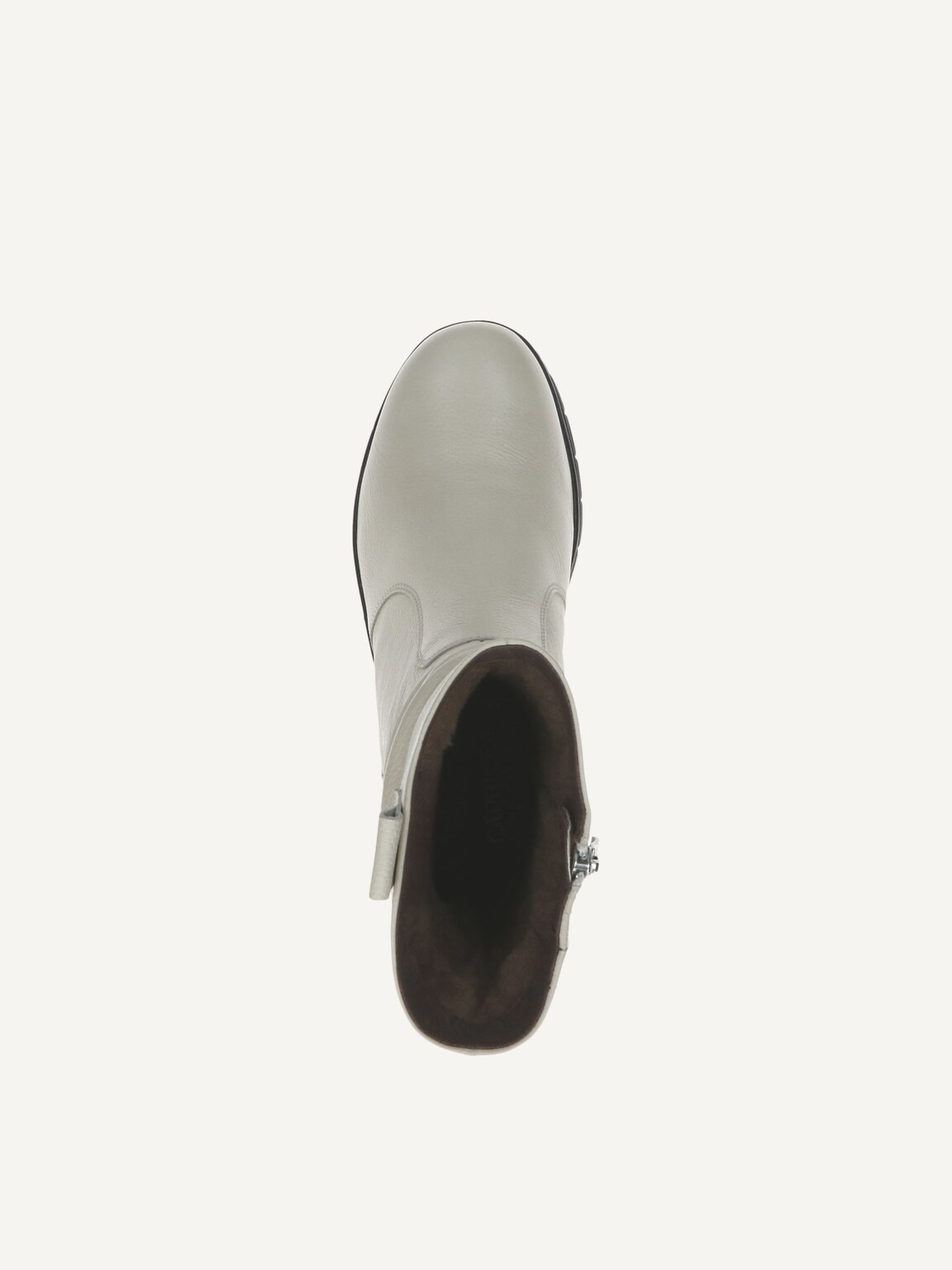 Caprice, Leather Bootie - white warm lining ECRU NAPPA, image 5 of 5