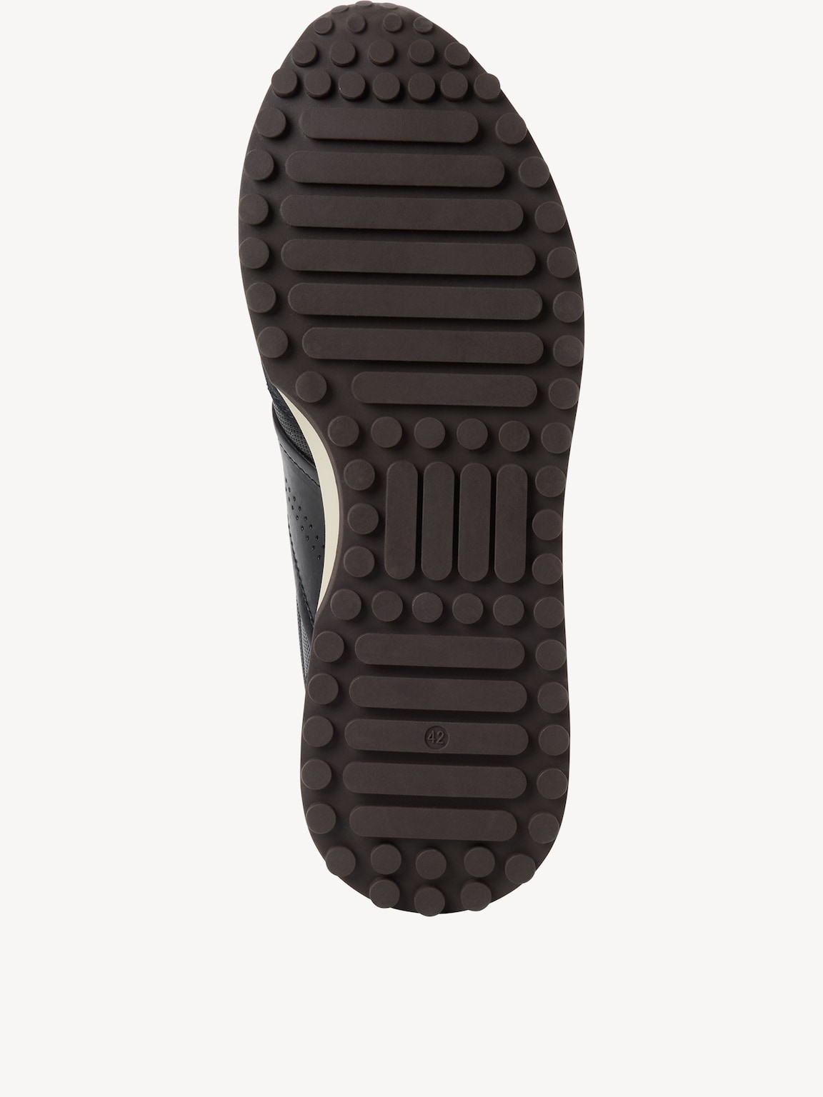 Marco Tozzi, Leather Sneaker - blue NAVY COMB, image 4 of 6
