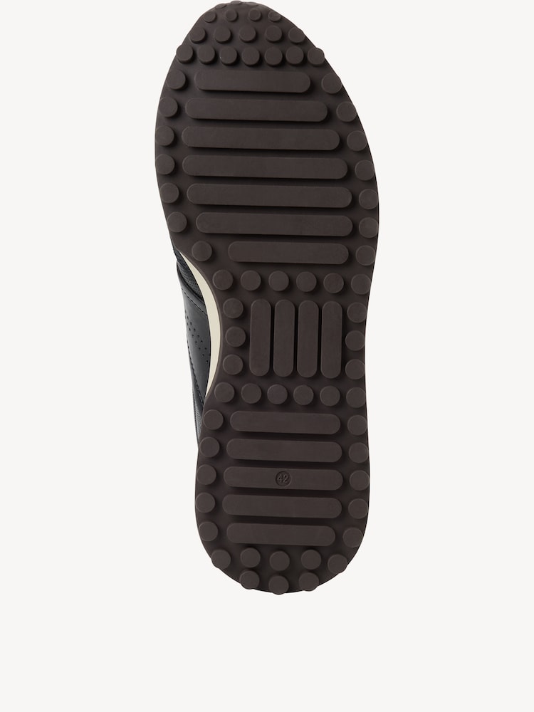 Marco Tozzi, Leather Sneaker - blue NAVY COMB, image 4 of 6