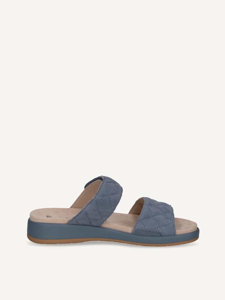 Caprice, Mule en cuir - bleu LT.BLUE SUEDE, image 4 sur 6