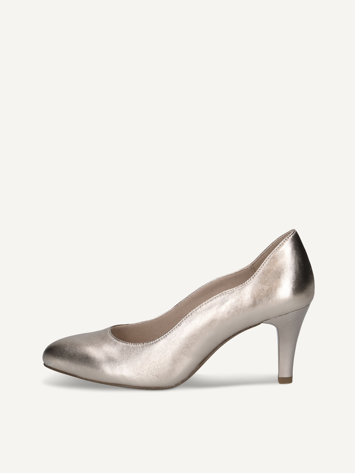 Caprice, Leather Pumps - brown TAUPE METALLIC, image 2 of 5