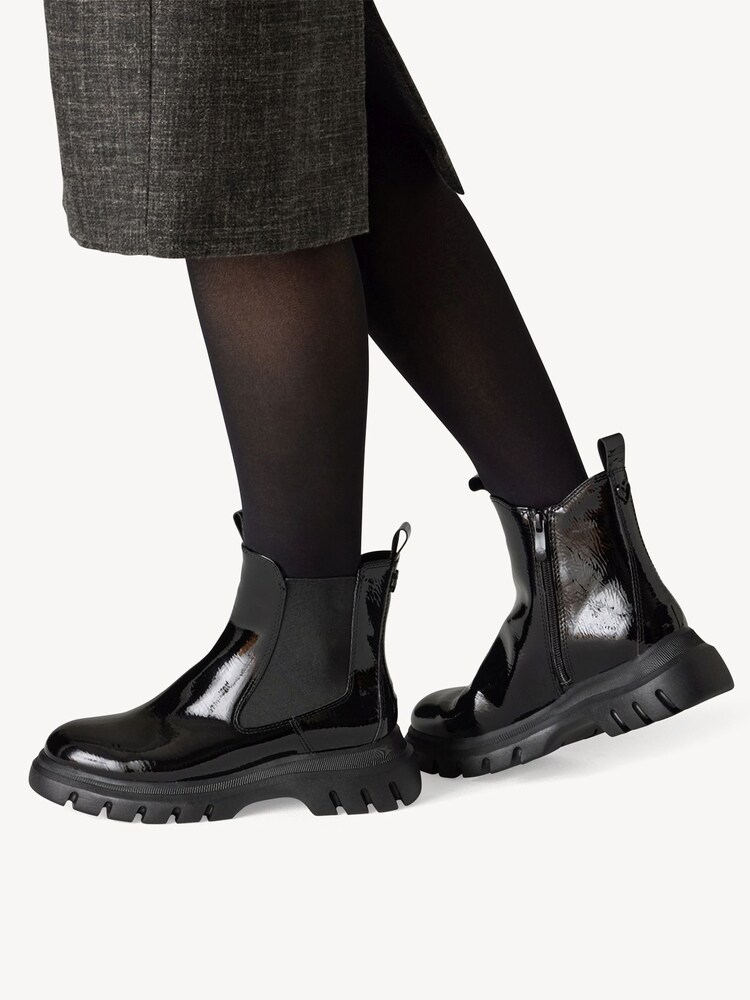 Marco Tozzi, Chelsea Boot - schwarz BLACK PATENT, Bild 2 von 7