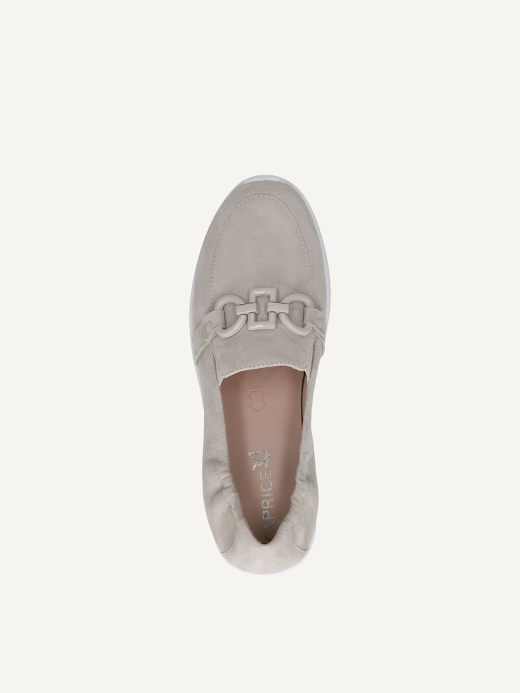 Caprice, Slipper en cuir - gris LT.GREY SUEDE, image 4 sur 5