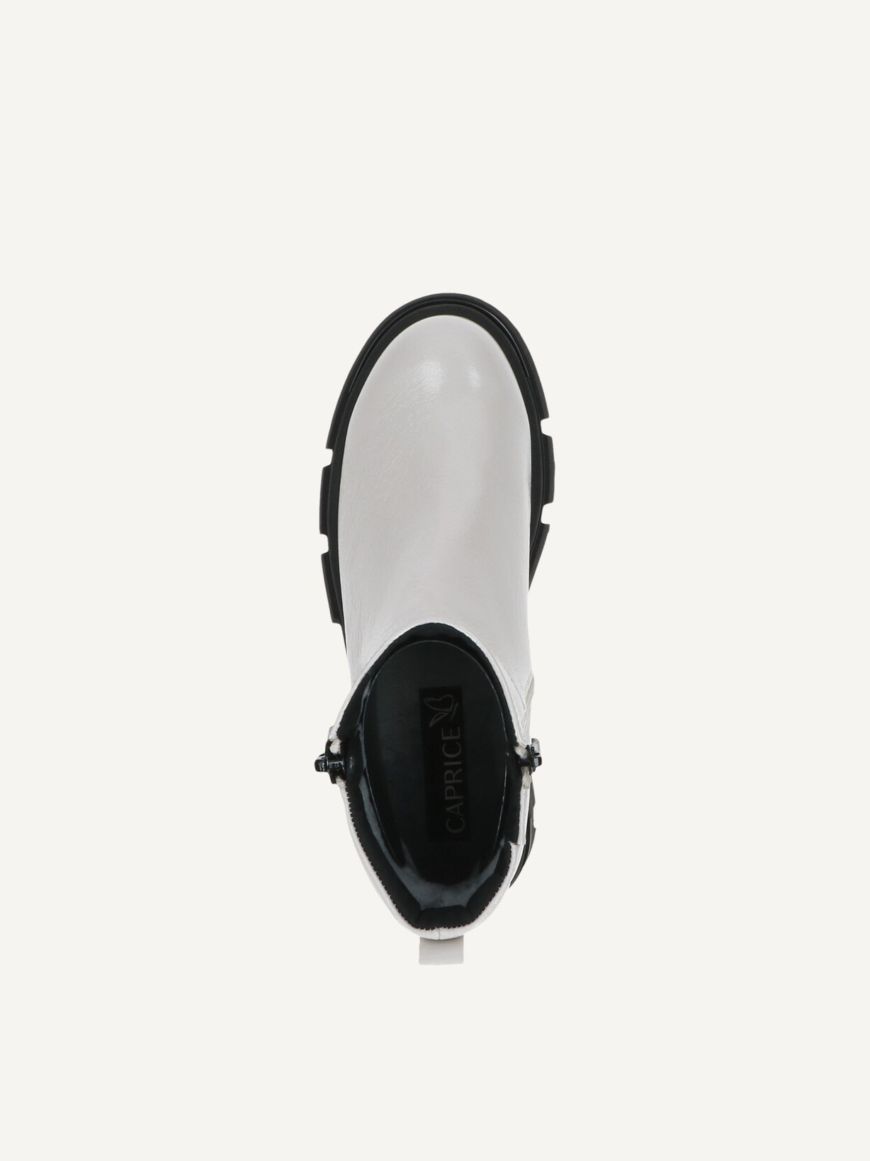 Caprice, Bottine en cuir - blanc WHITE NAPLAK, image 4 sur 5