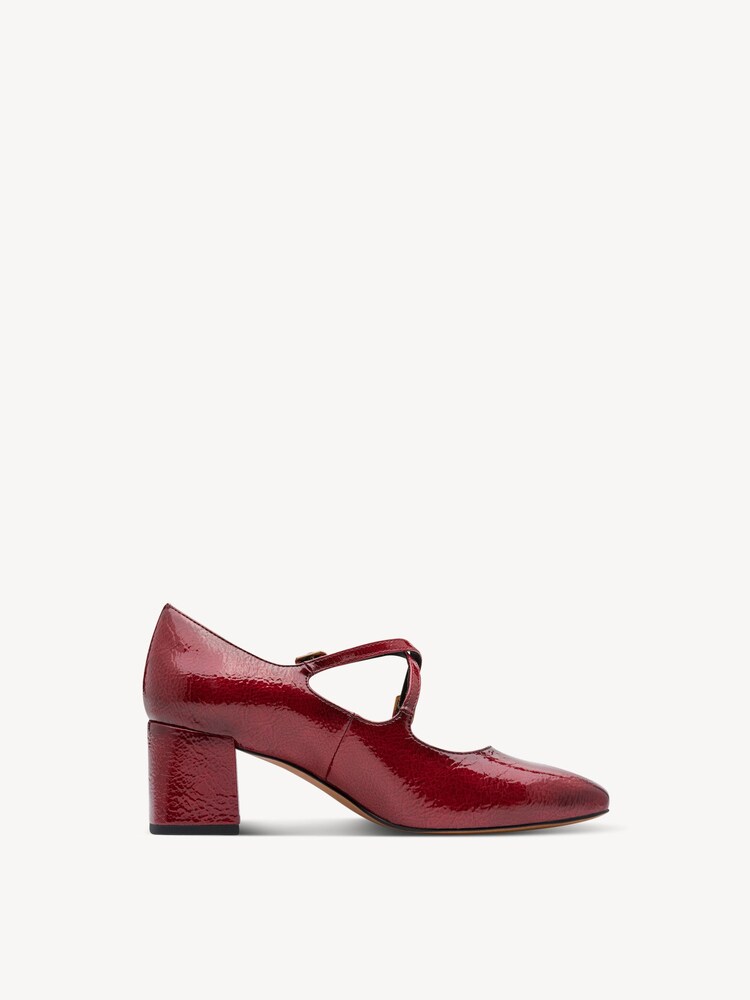 Marco Tozzi, Pumps - rot DK.RED PAT., Bild 6 von 6