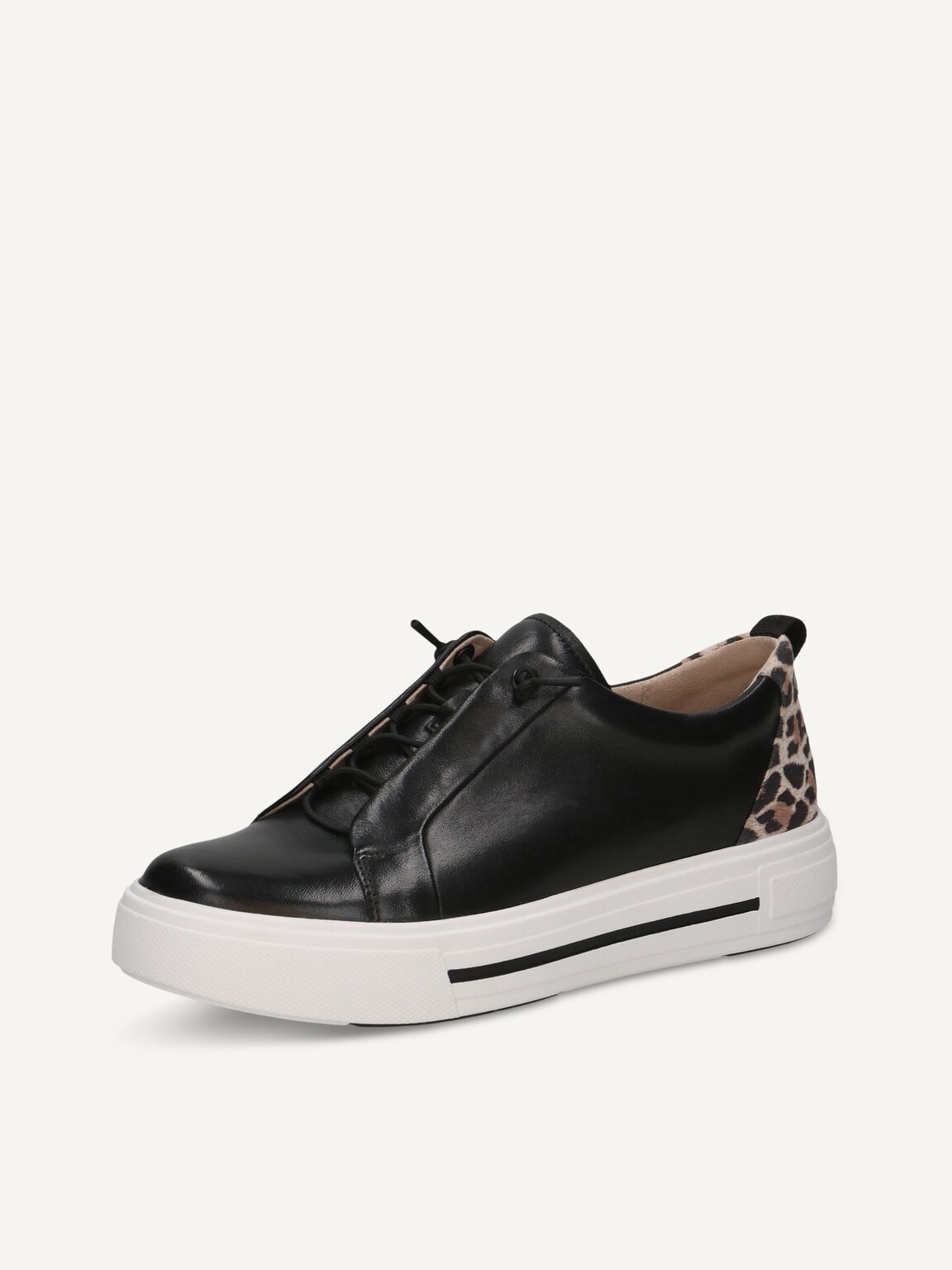Caprice, Leather Sneaker - black BLACK COMB, image 1 of 5