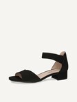 Not selected, Caprice, Leather Heeled sandal - black BLACK SUEDE