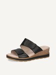 Not selected, Caprice, Leather Mule - black BLACK SOFTNAP.